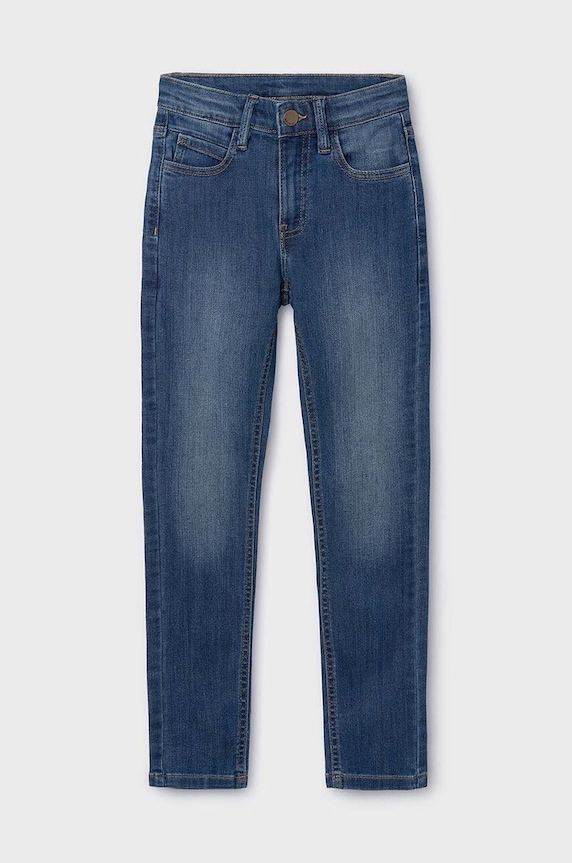 Dětské rifle Mayoral slim fit 538.7D.Junior.PPYH modrá SS24