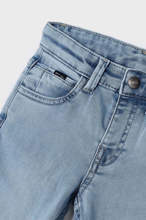 Dětské rifle Mayoral soft denim modrá 3546.5F.Mini.PPYH