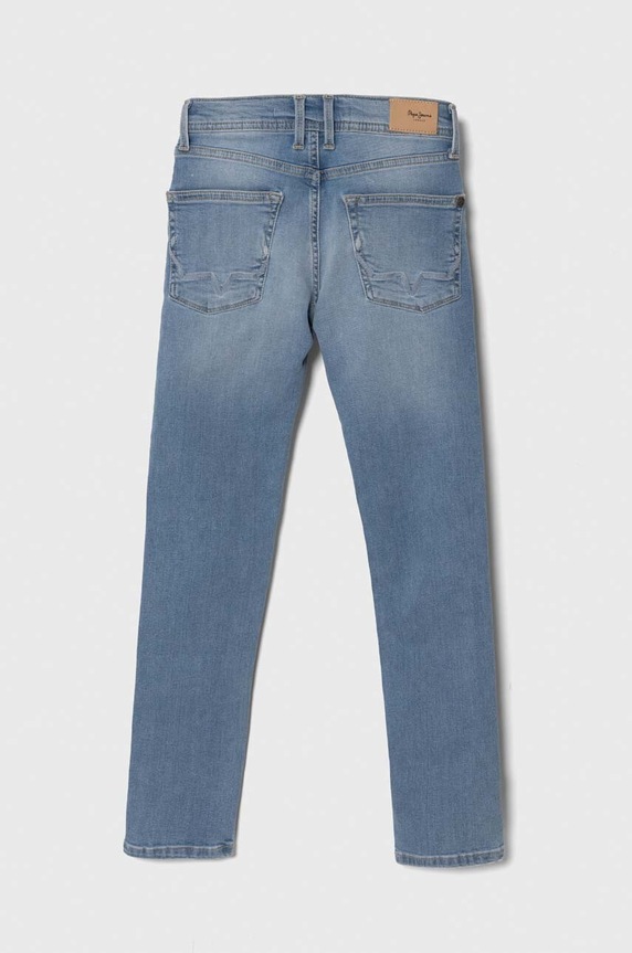 Παιδικά τζιν Pepe Jeans SKINNY JEANS JR PB202133MR4 μπλε SS24