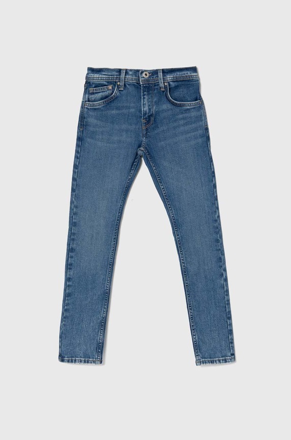 Pepe Jeans jeansy dziecięce SKINNY JEANS JR Planet friendly niebieski PB202133VS3