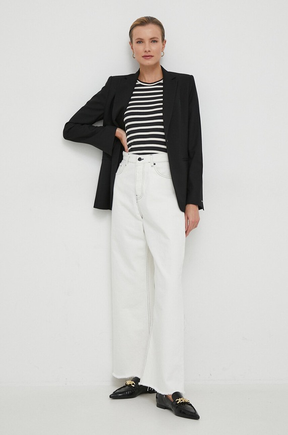 Tommy Hilfiger jeansy WW0WW40643 beżowy SS24