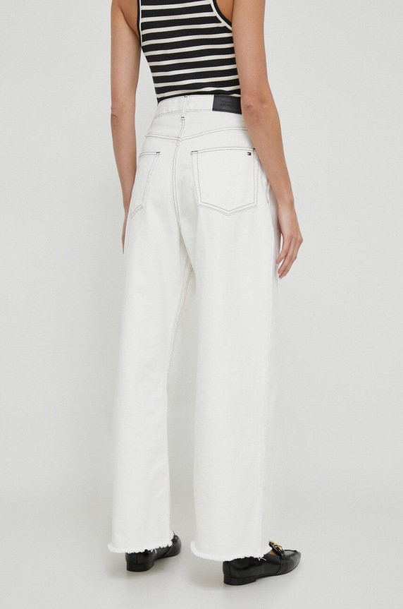 Odzież Tommy Hilfiger jeansy WW0WW40643 beżowy