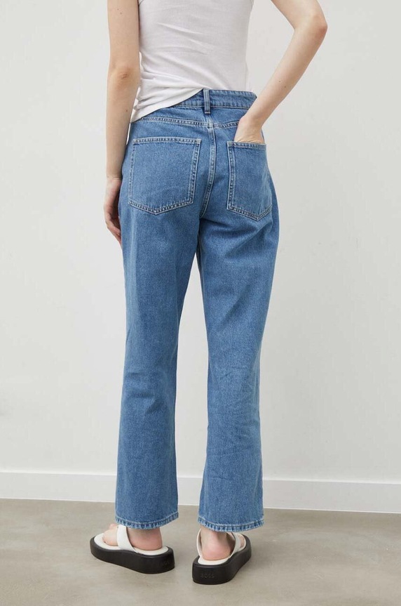 Odzież By Malene Birger jeansy Milium Q70252018Z niebieski