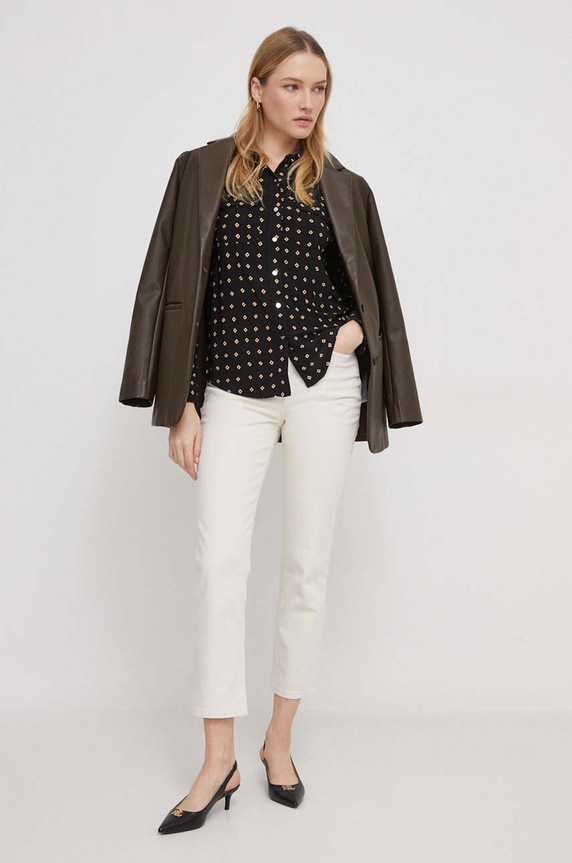 Τζιν παντελόνι Lauren Ralph Lauren 200926079 μπεζ SS24