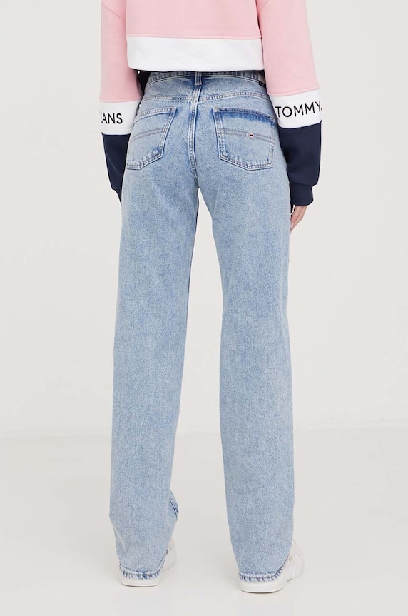 Oblečení Džíny Tommy Jeans Sophie DW0DW17186 modrá