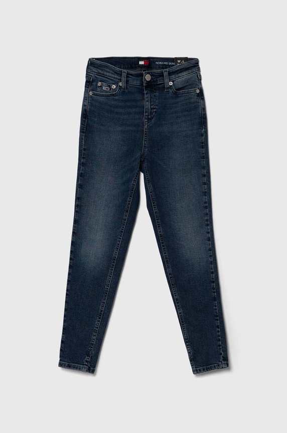 Dětské rifle Tommy Jeans Nora Planet friendly modrá DW0DW17152