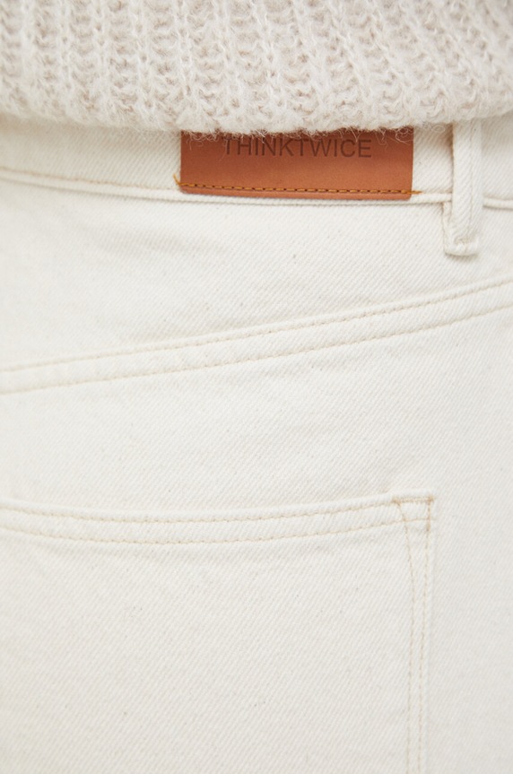 2NDDAY jeansy 2ND Frecla TT - Naturel Denim 2241762954 beżowy