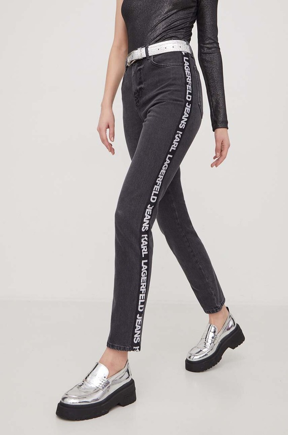 Rifle Karl Lagerfeld Jeans Planet friendly sivá 240J1112