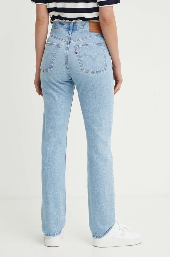 Odjeća Traperice Levi's 501 501® JEANS FOR WOMEN 12501 plava