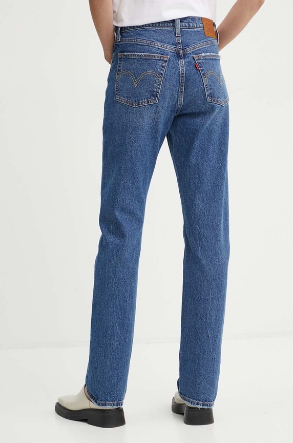 Odjeća Traperice Levi's 501 501® JEANS FOR WOMEN 12501 plava