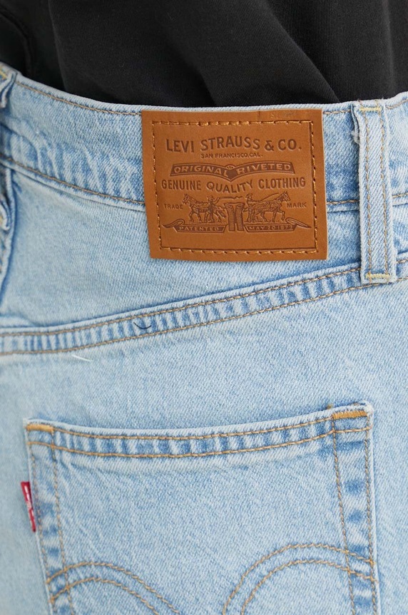 Levi's jeansy RIBCAGE STRAIGHT ANKLE niebieski 72693