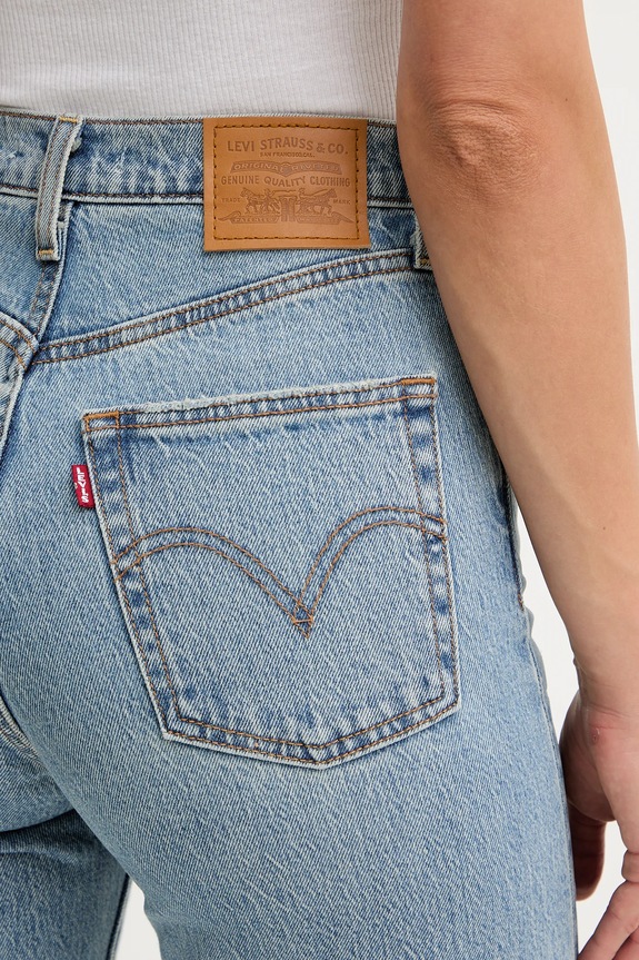 Traperice Levi's RIBCAGE STRAIGHT ANKLE plava 72693