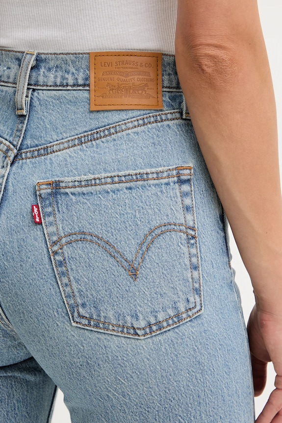 Traperice Levi's RIBCAGE STRAIGHT ANKLE plava 72693
