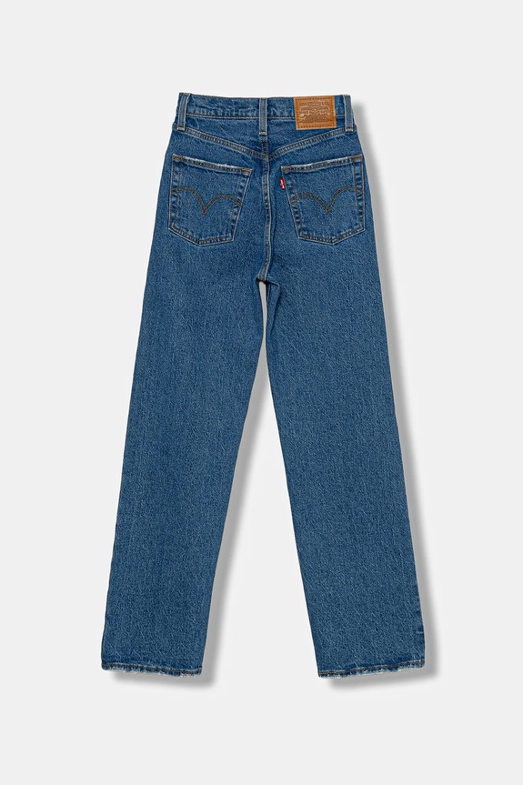 Τζιν παντελόνι Levi's RIBCAGE STRAIGHT ANKLE 72693 μπλε AA00