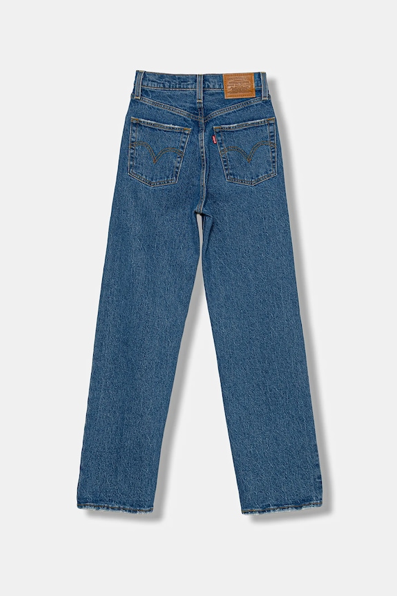 Τζιν παντελόνι Levi's RIBCAGE STRAIGHT ANKLE 72693 μπλε AA00