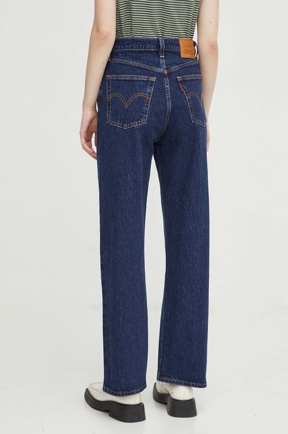 Ruházat Levi's farmer RIBCAGE STRAIGHT 72693 sötétkék