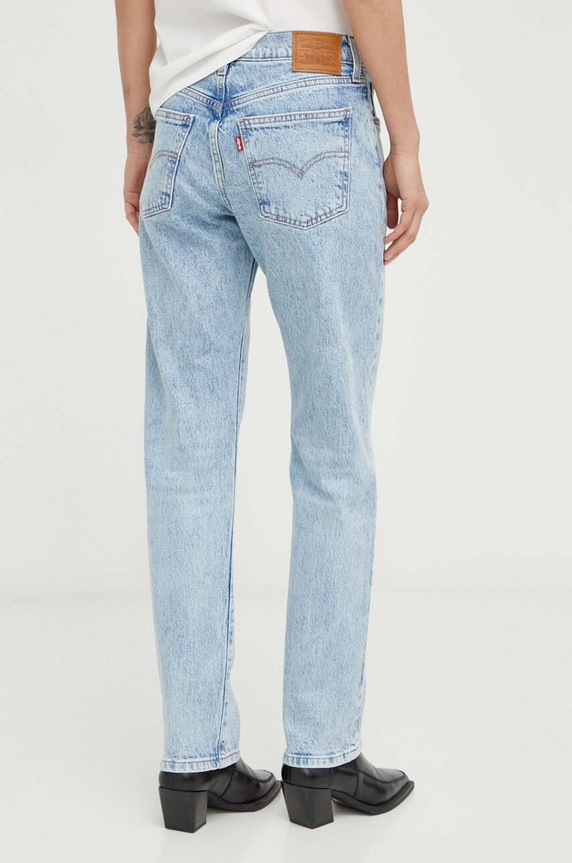 Oblečenie Rifle Levi's MIDDY STRAIGHT A4690 modrá