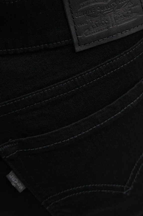 Traperice Levi's 711 DOUBLE BUTTON crna A6215