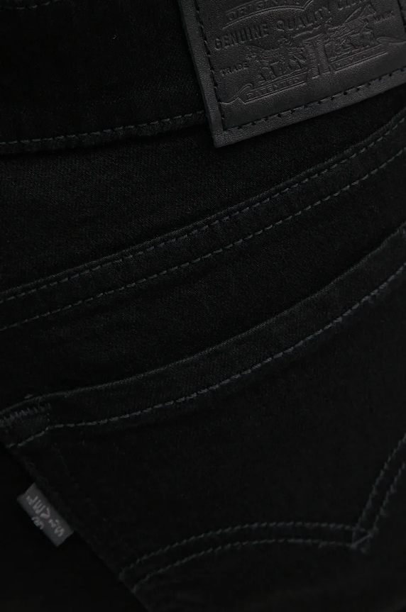 Traperice Levi's 711 DOUBLE BUTTON crna A6215