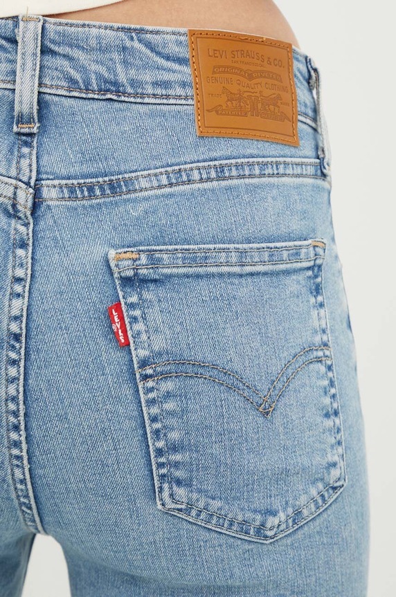 Levi's jeansy 726 HR FLARE niebieski A3410