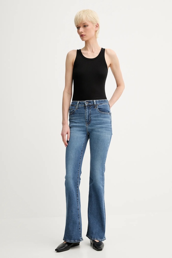 Levi's jeansy 726 HR FLARE A3410 niebieski AA00