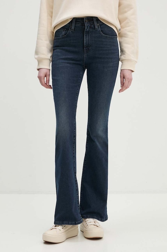 Levi's jeansy 726 HR FLARE Planet friendly granatowy A3410