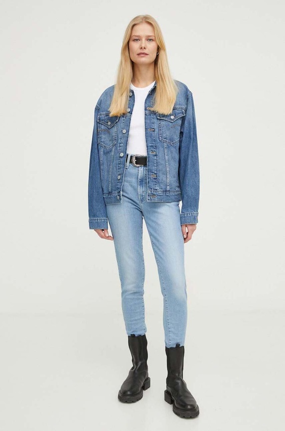 Traperice Levi's RETRO HIGH SKINNY A5758 plava AA00