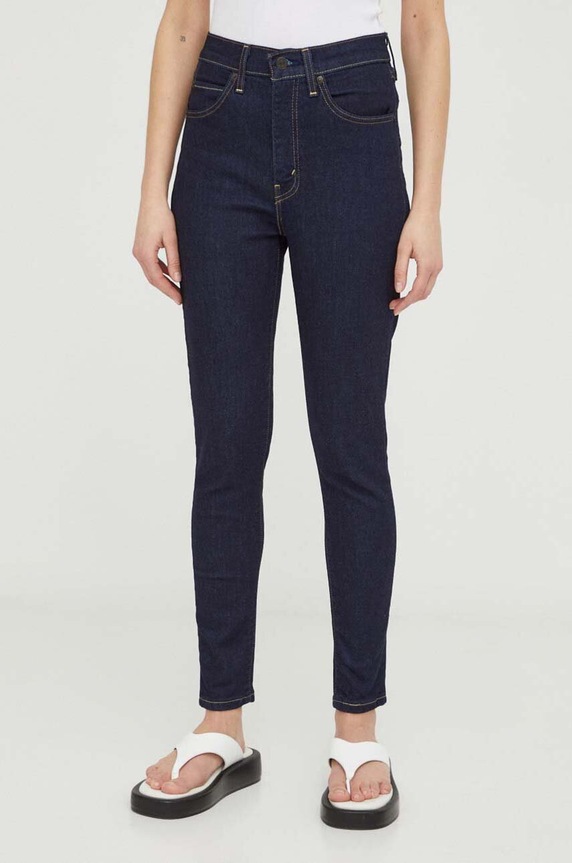 Traperice Levi's RETRO HIGH SKINNY RETRO HIGH SKINNY mornarsko plava A5758