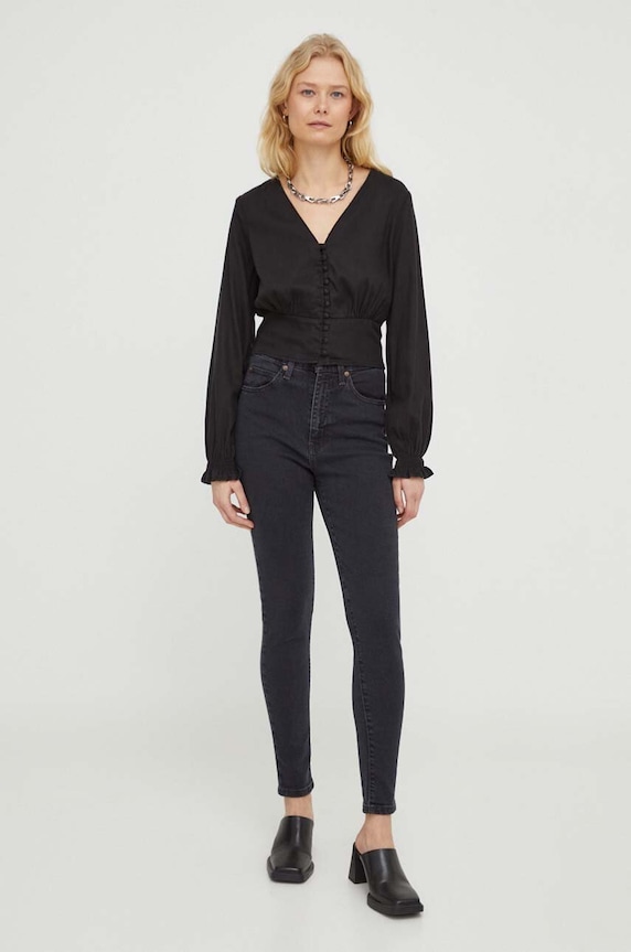 Traperice Levi's RETRO HIGH SKINNY A5758 crna AA00