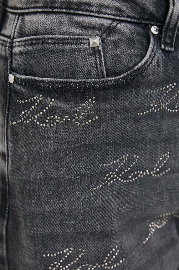 Karl Lagerfeld jeansy szary 240W1106