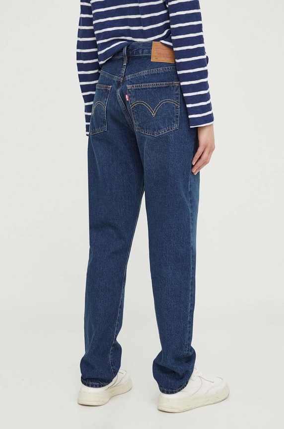 Odzież Levi's jeansy 501 CROP 36200.0311 granatowy