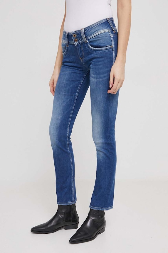 Pepe Jeans jeansy GEN Planet friendly niebieski PL204159D45