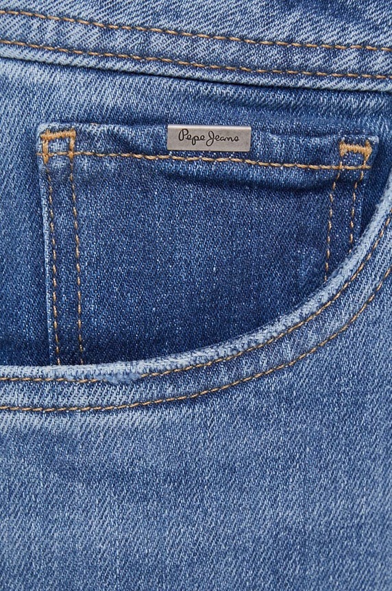 Pepe Jeans jeansy TAPERED JEANS HW niebieski PL204591GX9