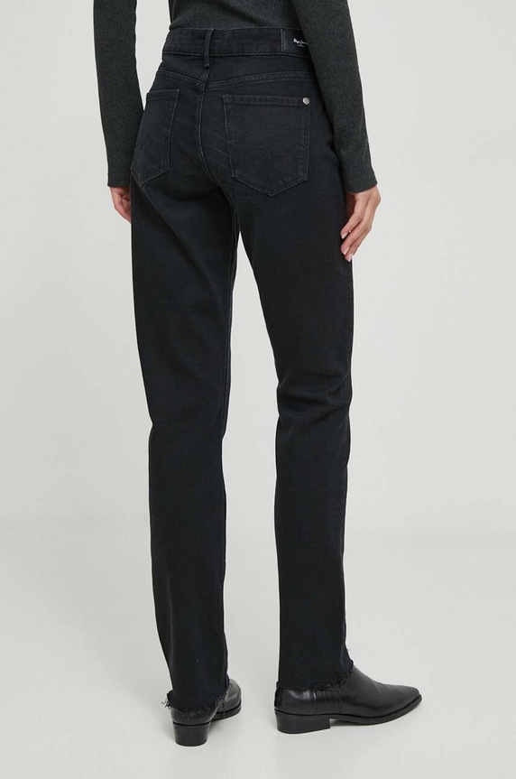 Oblečení Džíny Pepe Jeans STRAIGHT JEANS HW PL204592XF1 černá