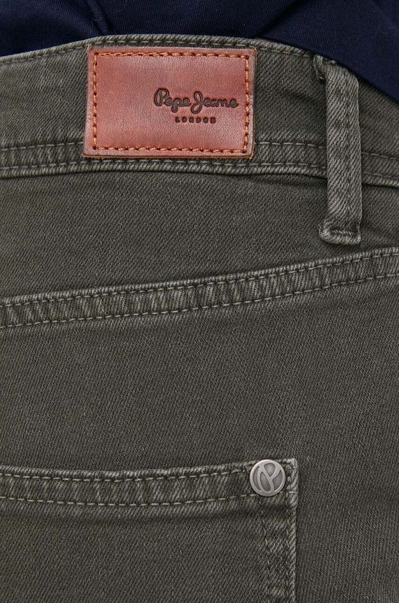 Pepe Jeans jeansy TAPERED JEANS HW zielony PL211704YG1
