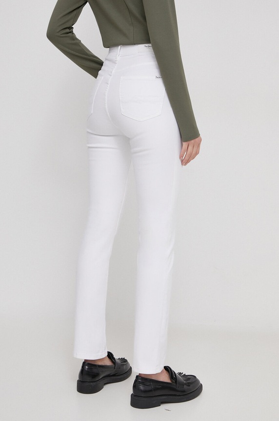 Pepe Jeans jeansy TESSA PL211700 biały SS24