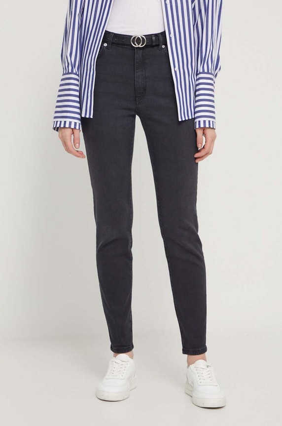 HUGO Blue jeansy czarny 50515957