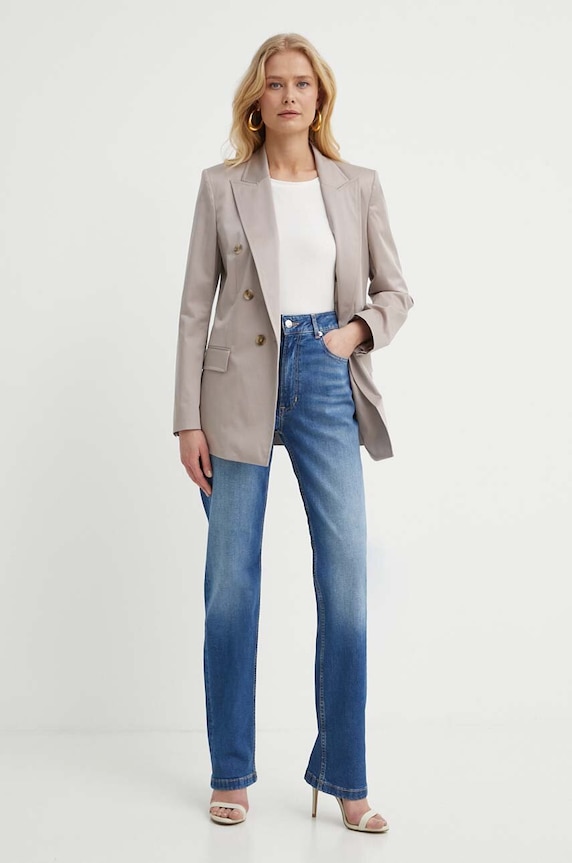 BOSS jeansy 50514578 granatowy SS24