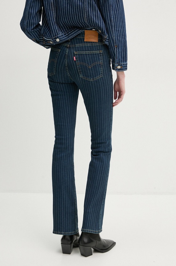 Odzież Levi's jeansy 725 HIGH RISE BOOTCUT 18759 granatowy