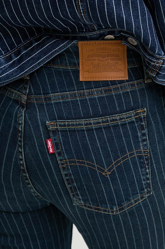 Levi's jeansy 725 HIGH RISE BOOTCUT 18759 granatowy