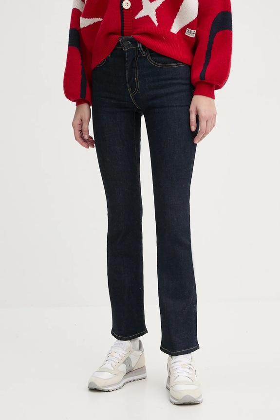 Džíny Levi's 725 HIGH RISE BOOTCUT Planet friendly námořnická modř 18759