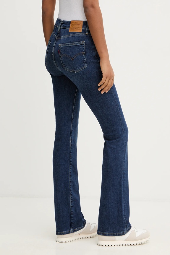 Odjeća Traperice Levi's 725 HIGH RISE BOOTCUT 18759 mornarsko plava