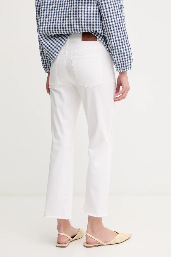 Odzież United Colors of Benetton jeansy 46QRDE010 biały