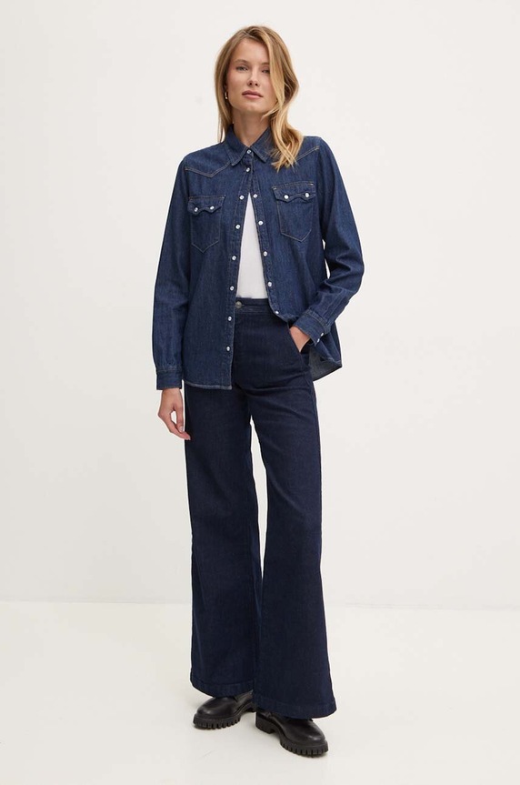 Τζιν παντελόνι United Colors of Benetton 4AC6574X5 μπλε AW24