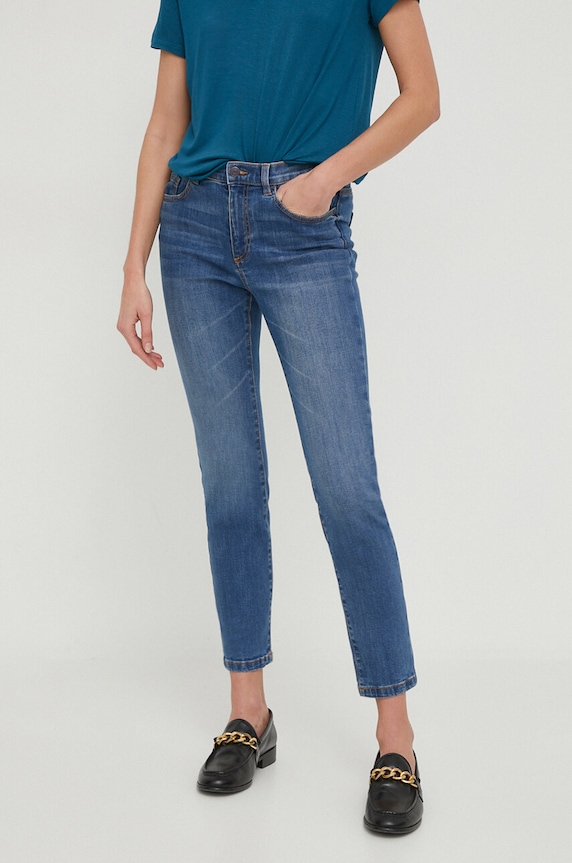Sisley jeansy niebieski 44PMLE01K