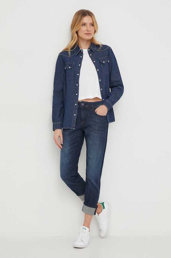 Sisley jeansy 44ZALE01J granatowy SS24