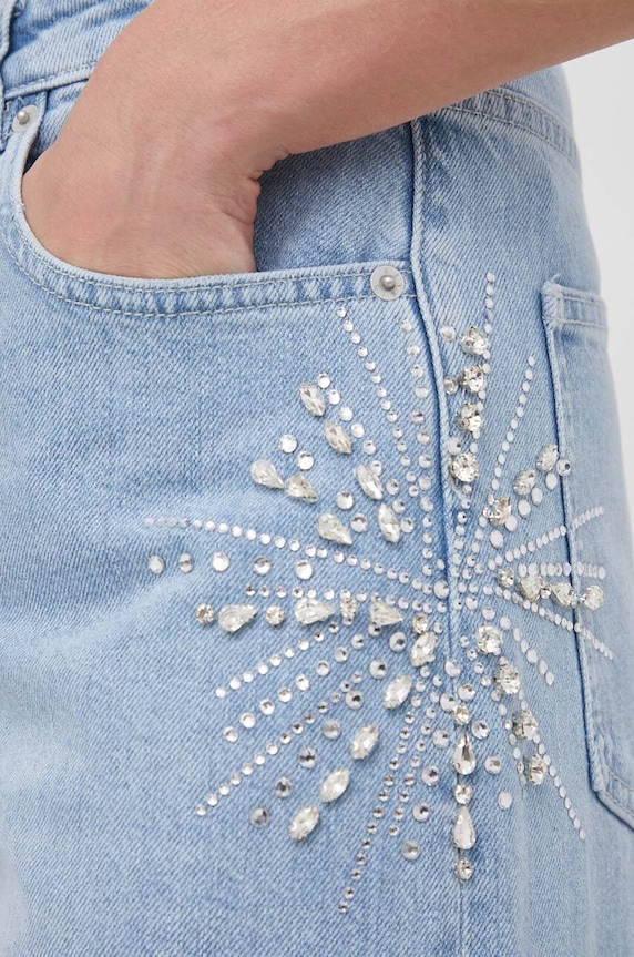 Sisley jeansy niebieski 49QCLE031