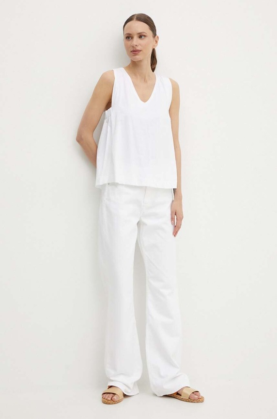 Calvin Klein jeansy K20K206957 biały SS24