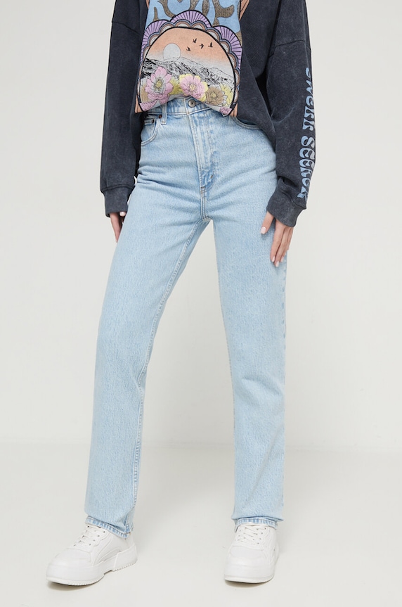 Abercrombie & Fitch jeansy niebieski KI155.3530.280