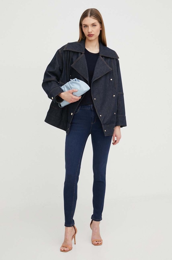 Morgan jeansy PARDA PARDA.JEAN.BRUT granatowy AW24